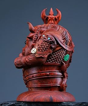 Amazon.co.jp: 「西遊記」牛魔王 置物 勢が強い 悪魔 妖怪 木像